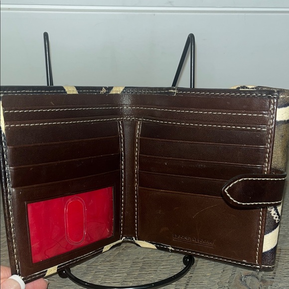 Dooney & Bourke Leather Giraffe Print Wallet - Picture 5 of 11